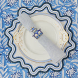 Blue Pagoda Napkin Ring