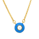 The Incircle Blue Necklace