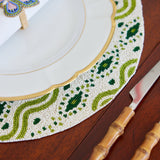 Camille Hand Beaded Placemat