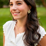 Pearl Flower Studs