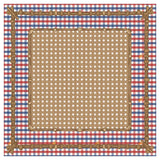 Mahjong Gaming Mat, RED WHITE & ROAR