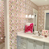 Sunshine Petals Wallpaper - Pink