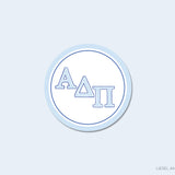 Alpha Delta Pi Round Stickers Officially Licensed