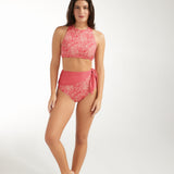Genevieve Sash Tie High-Waisted Bottoms
