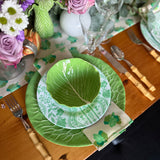 10" Melamine Dinner Plate, DOMINO LETTUCE, Set of 6