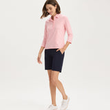 3/4 Sleeve Cotton Polo