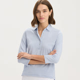 3/4 Sleeve Cotton Polo