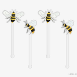 Bee Acrylic Drink Stir Sticks