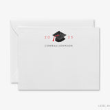Personalized Graduation Cap Class of 2025 Notecards