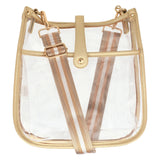 Clear Crossbody Bag - Gold