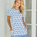 Delray Short Sleeve Shift Dress