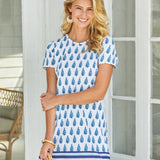 Delray Short Sleeve Shift Dress