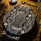 10" Melamine Dinner Plate, DOMINO GINGERBREAD, Set of 6