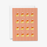 Halloween Candy Corn Pun Greeting Card