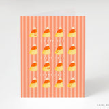 Halloween Candy Corn Pun Greeting Card