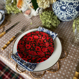 10" Melamine Dinner Plate, ITALIAN PEONY, Set of 6