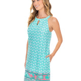 Cote d`Azur Sleeveless Shift Dress