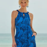 San Sebastian Sleeveless Shift Dress