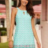 Cote d`Azur Sleeveless Shift Dress