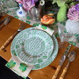 10" Melamine Dinner Plate, DOMINO LETTUCE, Set of 6