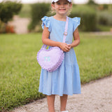 Glass Slipper Bow Baseball Hat (Girls)