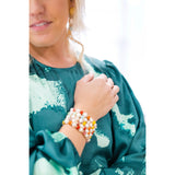 Rainbow + Pearl Bracelet