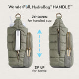 HydroBag® HANDLE® - Sage Green with Sage and Tan Strap