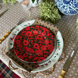 10" Melamine Dinner Plate, ITALIAN PEONY, Set of 6