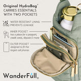 HydroBag® HANDLE® - Sage Green with Sage and Tan Strap