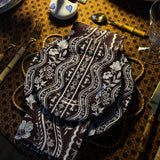 8" Melamine Salad/Dessert Plate, DOMINO GINGERBREAD, Set of 6