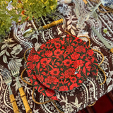 10" Melamine Dinner Plate, ITALIAN PEONY, Set of 6