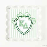 Kappa Delta Art Print – Officially Licensed Sorority Decor with Scalloped Frame
