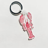 Keychain & Needle Threader: Lobster