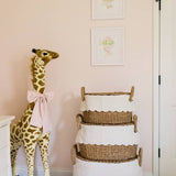 The "Hot Air Balloon Menagerie Giraffe" Fine Art Print