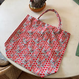 Jumbo Slouchy Denim Tote, Love Language