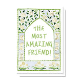 Amazing Friend Flowers Card