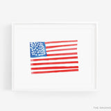 American Flag Art Print