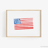 American Flag Art Print