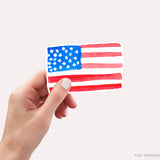 American Flag Vinyl Sticker