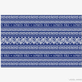 Après Ski Sweater Paper Placemat Pad