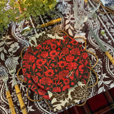 10" Melamine Dinner Plate, ITALIAN PEONY, Set of 6