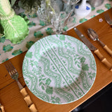 10" Melamine Dinner Plate, DOMINO LETTUCE, Set of 6