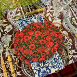 10" Melamine Dinner Plate, ITALIAN PEONY, Set of 6