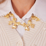 Golden Garland Bow Necklace
