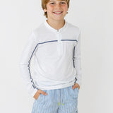 Boys Seaside Stripe Swim Trunk