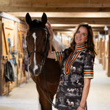 Equestrian Brown Toile Tunic