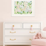 The "Bunnies by the Garden" Fine Art Print