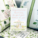 Carousel Baby Prayers Card