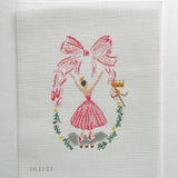Needlepoint Canvas: Ballerina with Bow