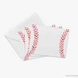 Baseball Seams Flat Notes [Sets of 8]